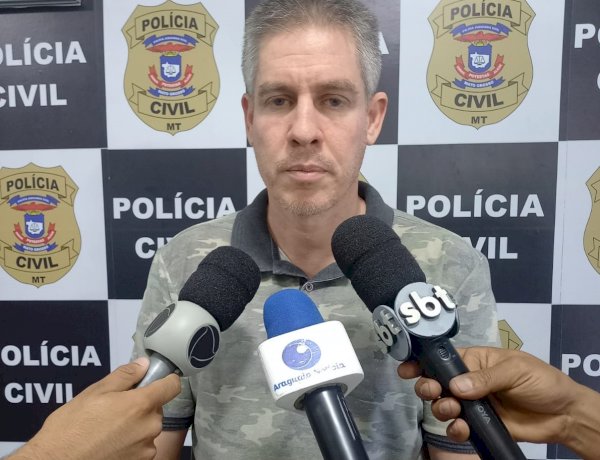 Caso Ramon vítima de assassinato em  Araguaiana,  Dr Adriano Alencar titular da DP  Barra do Garças, concede  coletiva