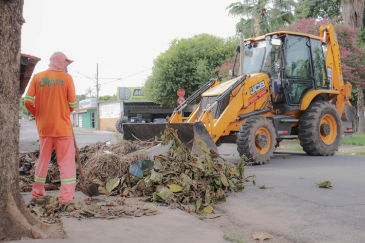 Mutirão da limpeza continua avançando pelos bairros de Barra do Garças