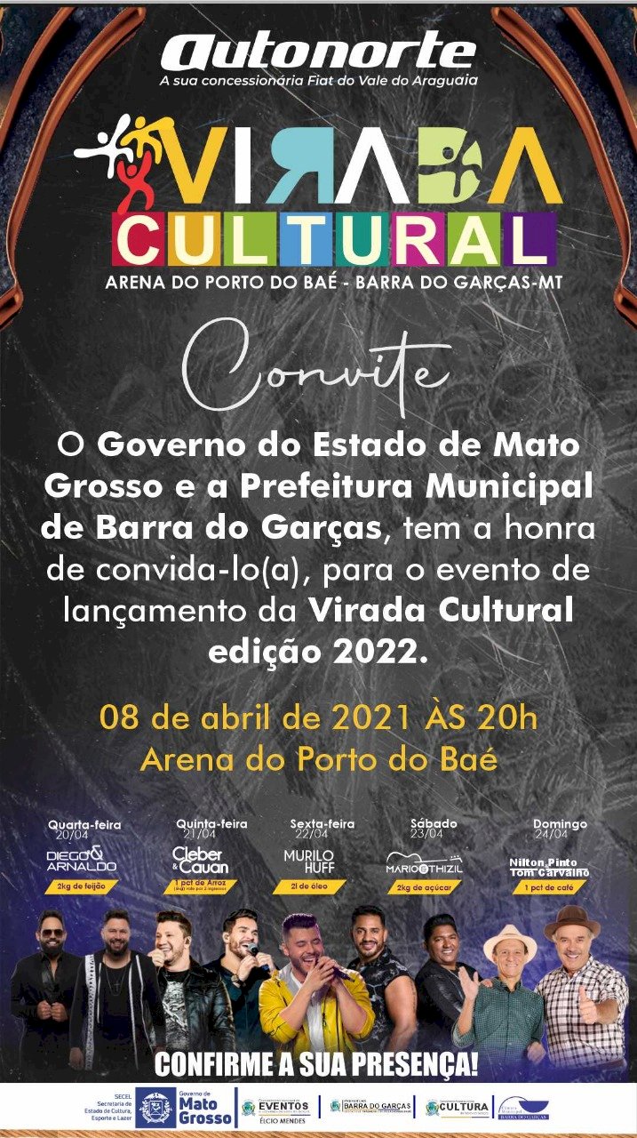 VIRADA CULTURAL  EM BARRA DO GARÇAS