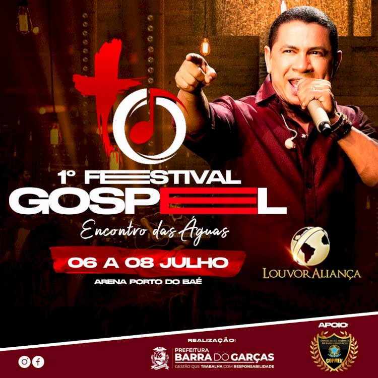 Prefeitura Municipal de Barra do Garças realiza primeiro Festival Gospel