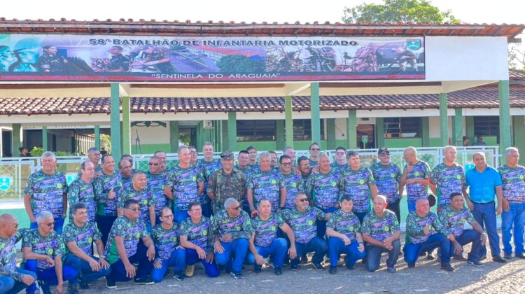 58° BIMTZ “Batalhão Sentinela do Araguaia” presidiu o encontro de veteranos e ex-integrantes da turma de 1986