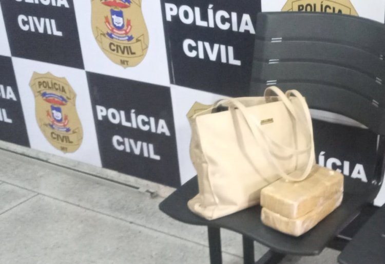 PRF  faz apreensão de 2 ''tijolos'' de pasta base de cocaína nesta quinta feira