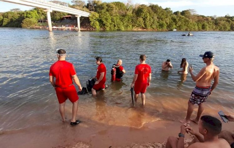 Segundo dia de buscas  a adolescente  que se afogou e desapareceu em praia de Nova Xavantina