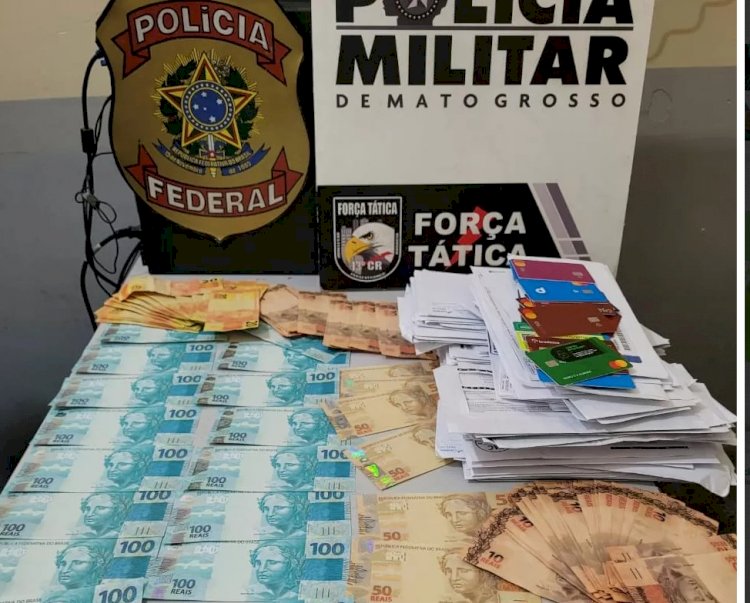 Polícia Federal apreende R$ 5,9 mil em dinheiro falso, correspondências e cartões bancários com apoio da FT