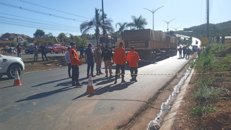 Mais uma vítima do transito pesado de Barra do Garças