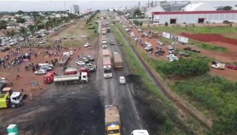 Rodovias estaduais e federais de MT seguiram  totalmente liberadas na tarde desta quarta (23)