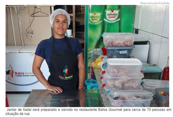 Solidariedade: pessoas em situação de rua ganharão ceia de Natal em Barra do Garças