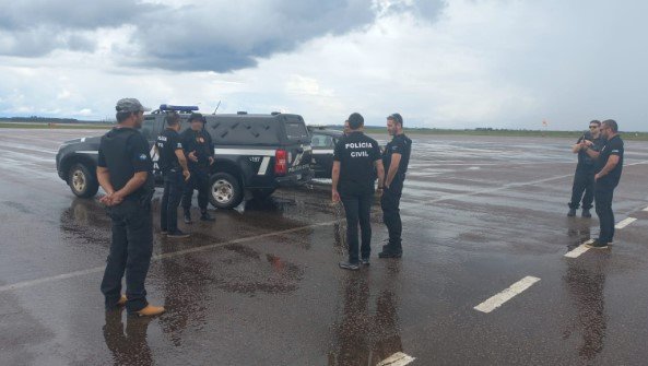 Preso em MT por tentativa de explosão em aeroporto de Brasília é recambiado para Brasília