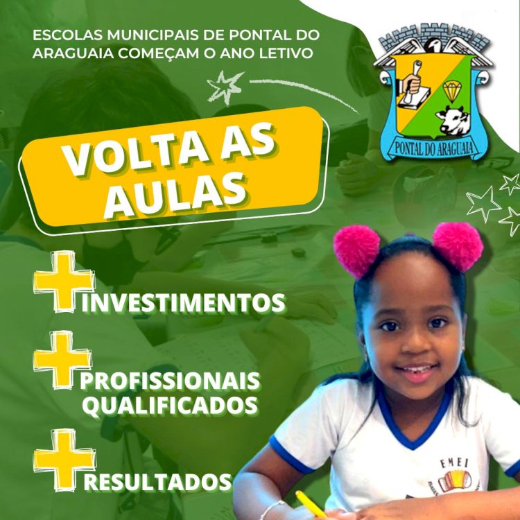 A qualidade do ensino público municipal de Pontal de Pontal do Araguaia é prioridade para a atual gestão.