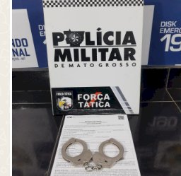 BARRA DO GARÇAS - MULHER COM MANDADO DE PRISÃO EM ABERTO É PRESA PELA FORÇA TÁTICA 