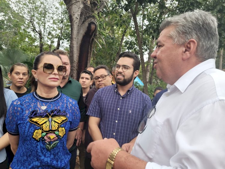 Primeira dama, Virginia Mendes visita Barra do Garças e conhece os projetos sociais