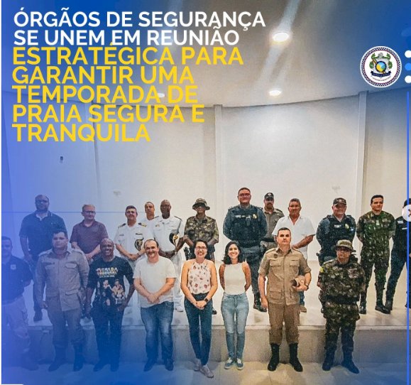 Órgãos de segurança se unem em reunião estratégica para garantir uma temporada de praia segura e tranquila: PMMT, PMGO, Marinha, Bombeiros, PJC MT/GO e Exército