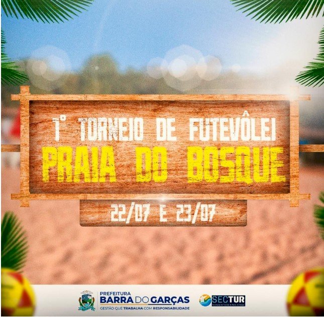 Praia do Bosque recebe primeiro torneio de Futevôlei neste final de semana