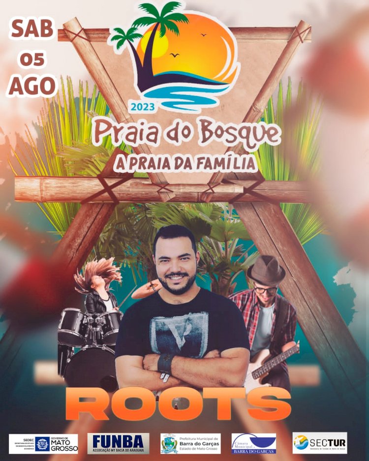 Praia do Bosque,  atrações deste final de semana com show nacional do grupo Patrulha do Samba