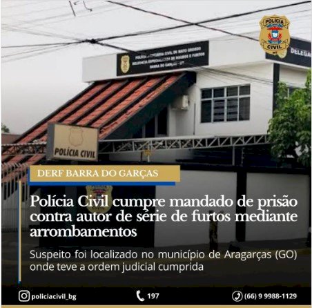 Polícia Civil identifica mas um criminoso autor de arrombamentos de residências e furtos de objetos
