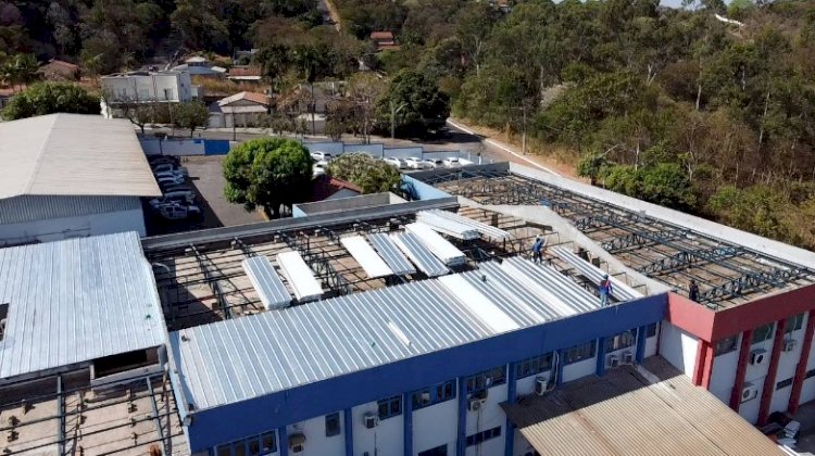 Investimento: em Barra do Garças, novo telhado do hospital terá isolamento térmico, redutores de ruídos e maior durabilidade