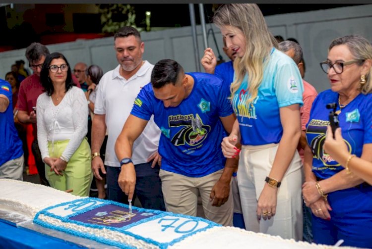 Nas redes sociais população parabeniza atendimento e sabor do bolo de 70 metros, no aniversário de Aragarças