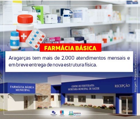 Farmácia Básica: Aragarças tem mais de 2.000 atendimentos mensais e em breve entrega de nova estrutura física