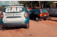 AÇÃO CONJUNTA ENTRE PMGO E PMMT RECUPERA VEÍCULO FURTADO