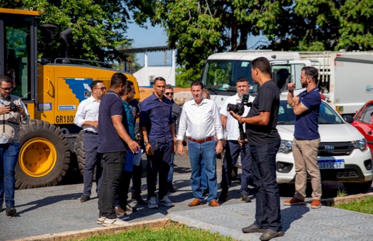 Ricardo Galvão recepciona Senador Vanderlan Cardoso em Aragarças 