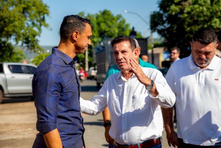 Ricardo Galvão recepciona Senador Vanderlan Cardoso em Aragarças 