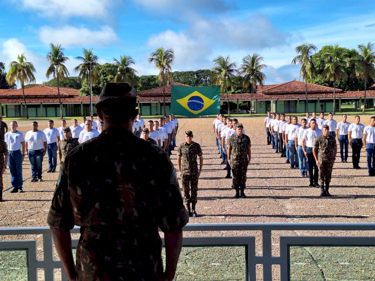 58º Batalhão de Infantaria Motorizado realiza formatura da Primeira Baixa dos Recrutas incorporados em 2023