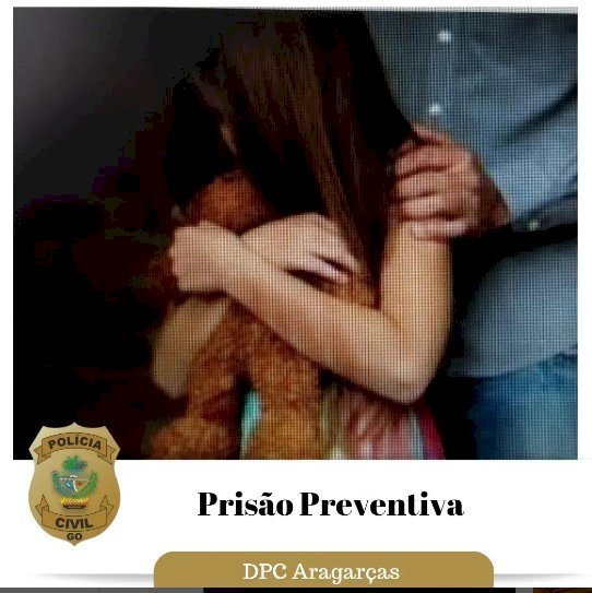 Polícia Civil prende homem de 52 anos pela prática do crime de estupro de vulnerável.