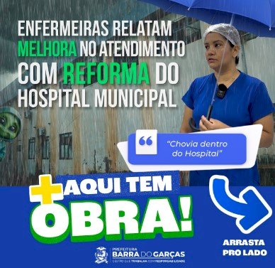 “Chovia dentro do hospital”: enfermeiras relatam melhora no atendimento com reforma na unidad