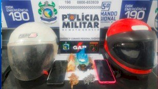 POLÍCIA MILITAR PRENDE SUSPEITOS DE FURTO NA ÁREA CENTRAL DA CIDADE