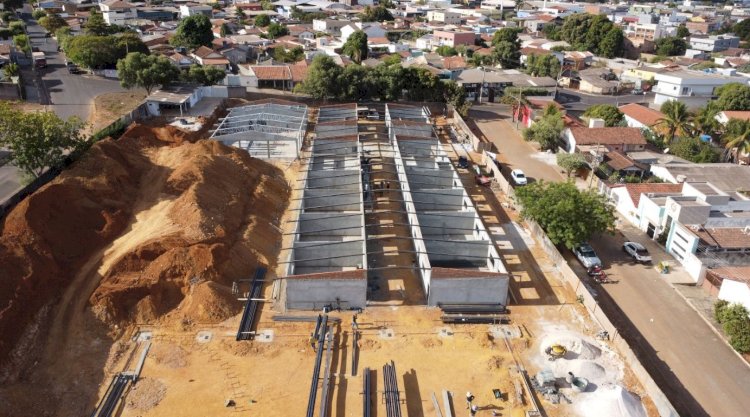 Nova escola em Barra do Garças: obras já avançam para fase de acabamento