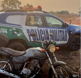 Polícia Militar de Aragarças Recupera Motocicleta que Havia Sido Furtada na Cidade de Barra do Garças – MT.