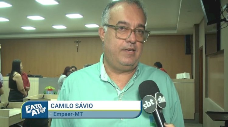 A Empaer de Mato Grosso entregou sementes nas aldeias.